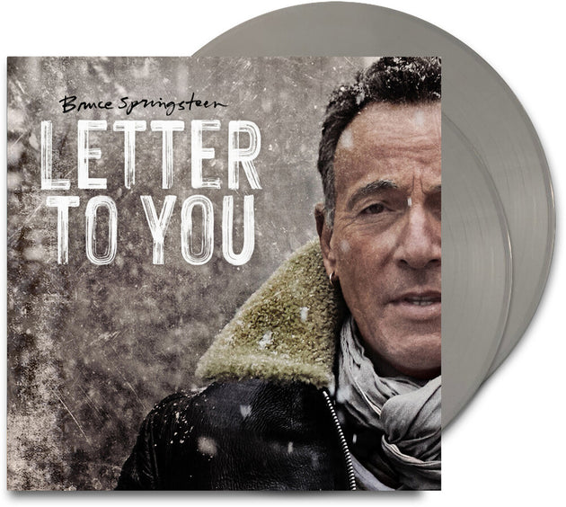 the album cover for Bruce Springsteen - Letter To You [Indie Exclusive Limited Edition Gray 2LP]
