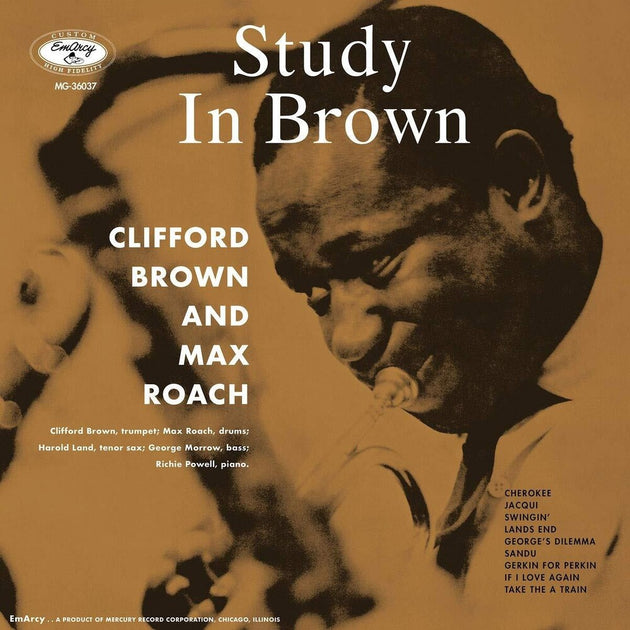 the album cover for Clifford Brown & Max Roach - A Study In Brown (Verve Acoustic Sounds Series) [LP]