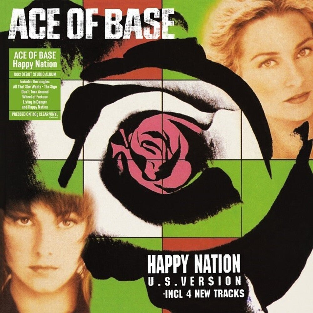 the album cover for Ace Of Base - Happy Nation [140-Gram Clear Vinyl]