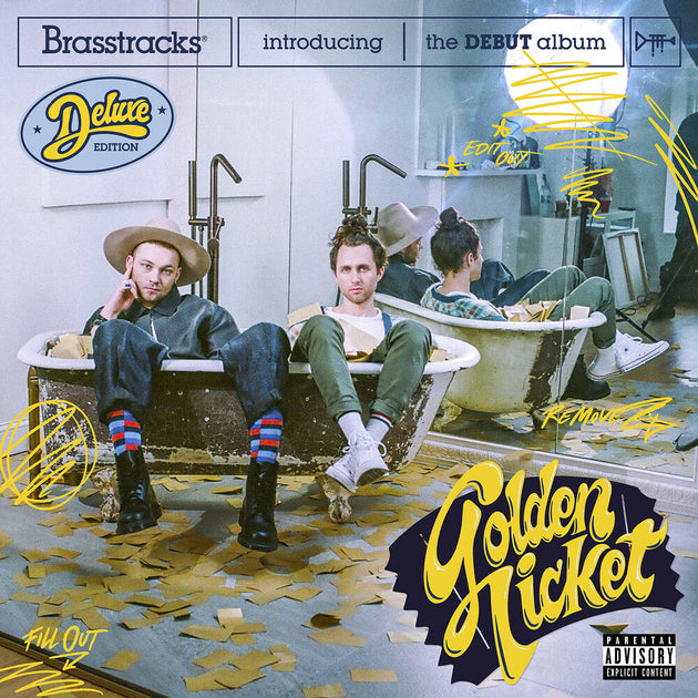 the album cover for Brasstracks - Golden Ticket [Deluxe 2LP]