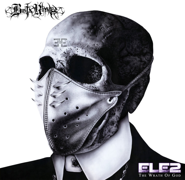 the album cover for Busta Rhymes - Extinction Level Event 2: The Wrath of God (Split Black & White Vinyl)