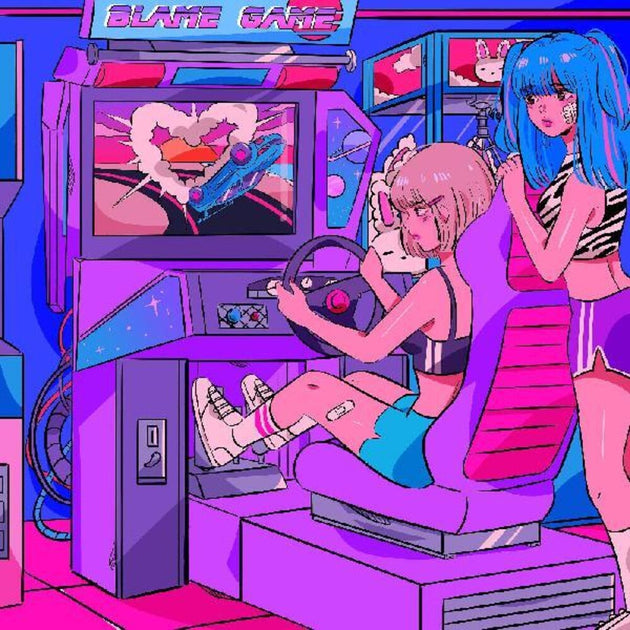 the album cover for Beach Bunny - Blame Game EP [Vinyl]