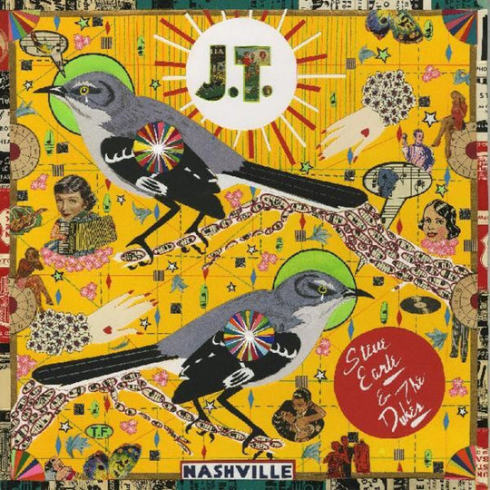 the album cover for Steve Earle & The Dukes - J.T. [LP]