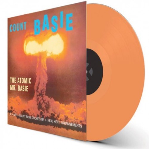 the album cover for Count Basie - Atomic Mr Basie [Colored Vinyl] [180 Gram] (Org) (Spa)