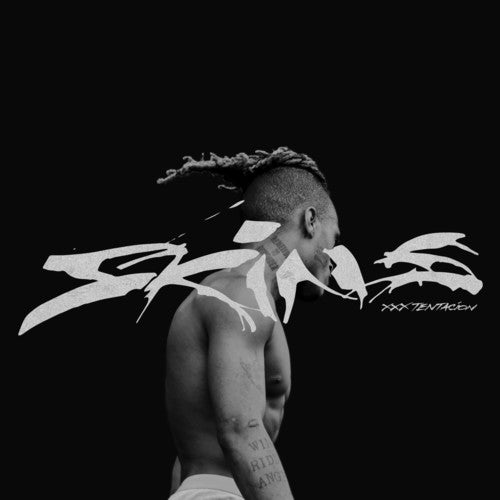 the album cover for XXXTentacion - Skins (Blk) (Blue) (Gate) [Download Included]