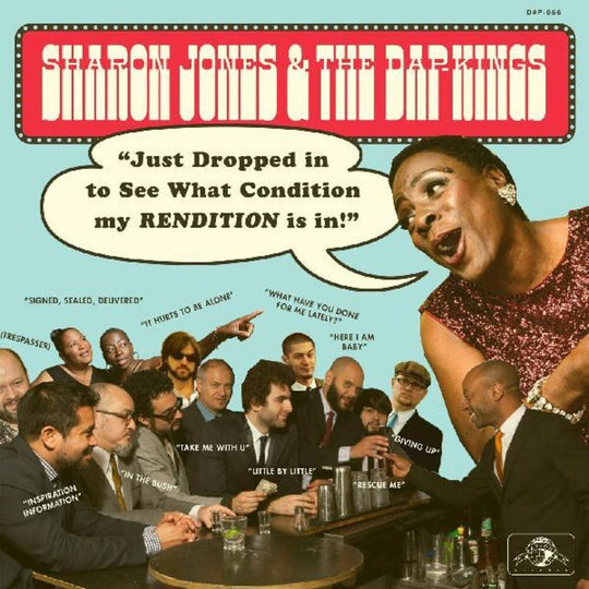 the album cover for Sharon Jones & The Dap-Kings - Just Dropped In (To See What Condition My Rendition Was In) [LP]