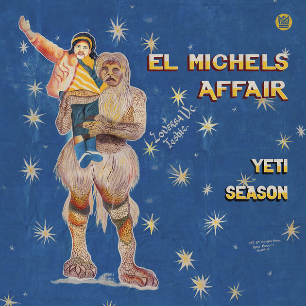 the album cover for El Michaels Affair - Yeti Season [Indie Exclusive] (Clear Blue Vinyl) (Blue) [Clear Vinyl]