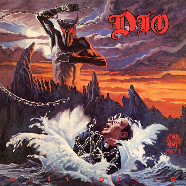 the album cover for Dio - Holy Diver