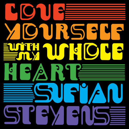 the album cover for Sufjan Stevens - Love Yourself / With My Whole Heart [Indie Exclusive] [Colored Vinyl]