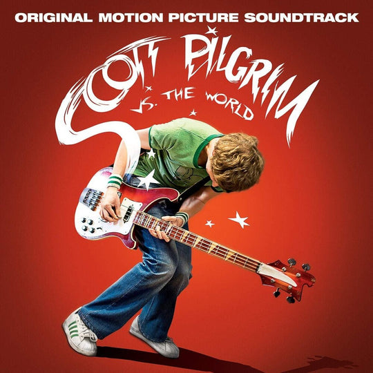 the album cover for Scott Pilgrim vs. The World [Movie] - Scott Pilgrim vs. The World (Original Motion Picture Score) - Seven Evil Exes Edition [4 Picture Disc LP]