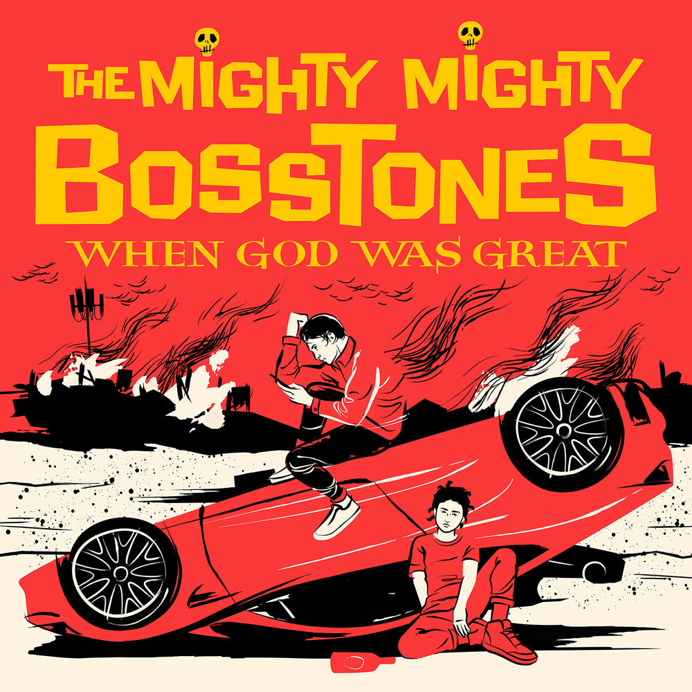 the album cover for The Mighty Mighty Bosstones - When God Was Great [Indie Exclusive Limited Edition Yellow 2LP]