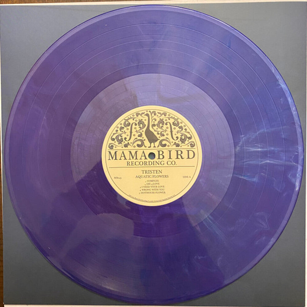 the album cover for Tristen - Aquatic Flowers [Indie Exclusive Limited Edition Cool Blue LP]