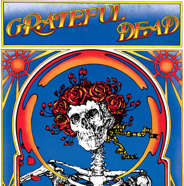the album cover for Grateful Dead - Grateful Dead (Skull & Roses) [Live]: 2021 Remaster [2LP]