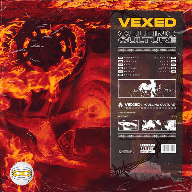 the album cover for Vexed - Culling Culture