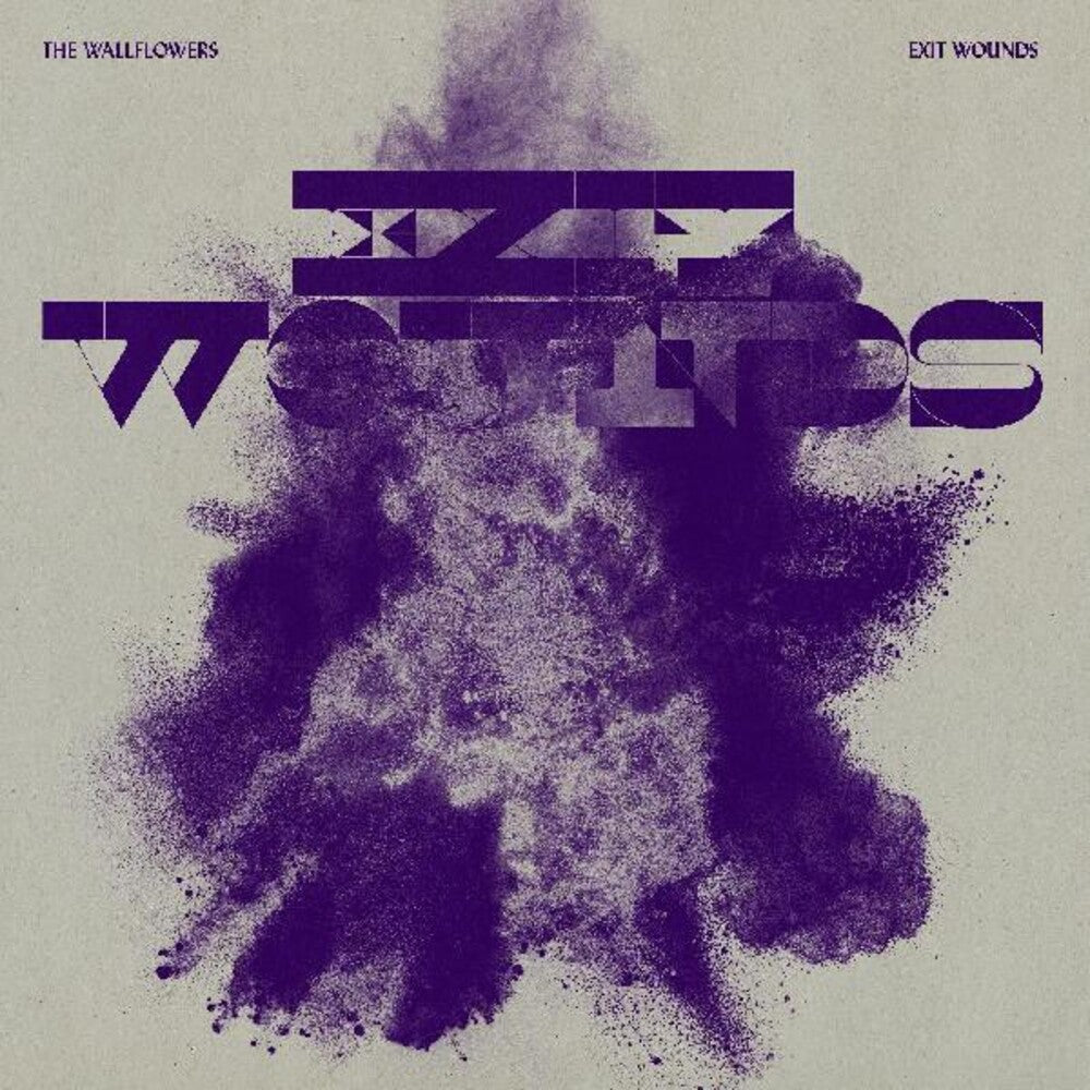 the album cover for The Wallflowers - Exit Wounds [Indie Exclusive Limited Edition Purple LP]