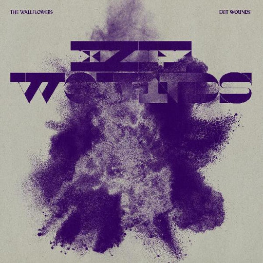 the album cover for The Wallflowers - Exit Wounds [Indie Exclusive Limited Edition Purple LP]