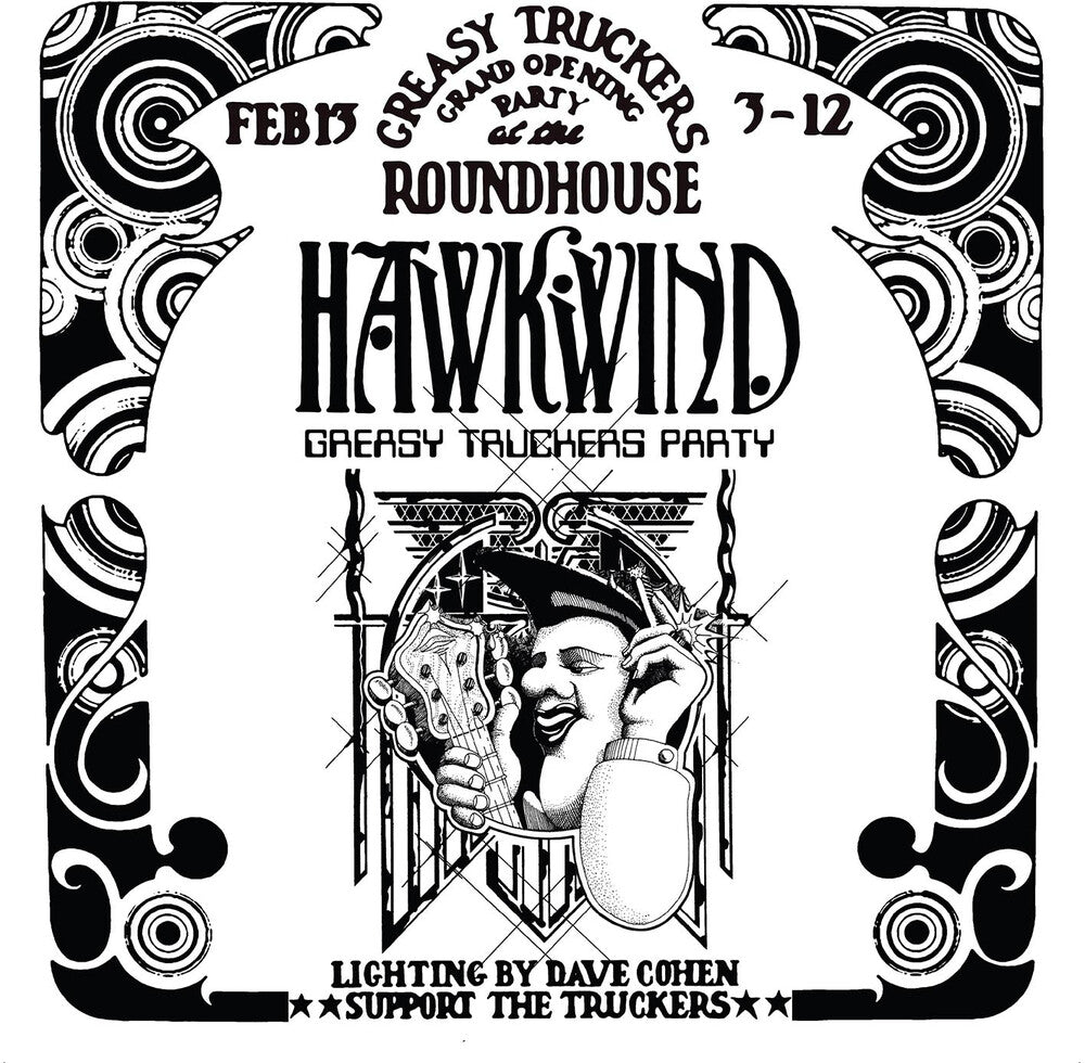 the album cover for Hawkwind - Greasty Truckers Party [RSD Drops 2021]