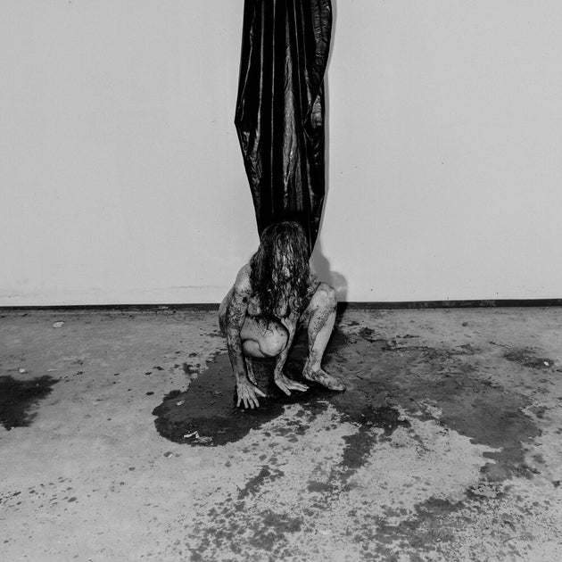 the album cover for Hide - Interior Terror [Indie Exclusive] (Bile Vinyl) [Colored Vinyl] [Indie Exclusive]