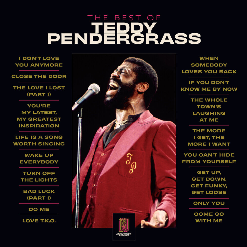 the album cover for Teddy Pendergrass - The Best Of Teddy Pendergrass [LP]
