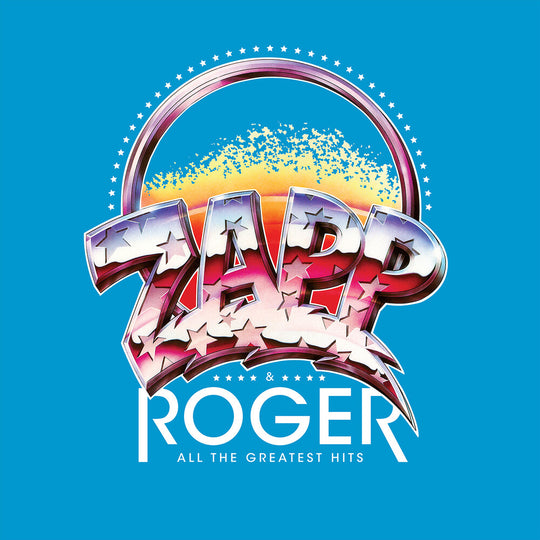 the album cover for Zapp & Roger - All The Greatest Hits [140g Neon Violet and Magenta / Orange and Pink 2LP]