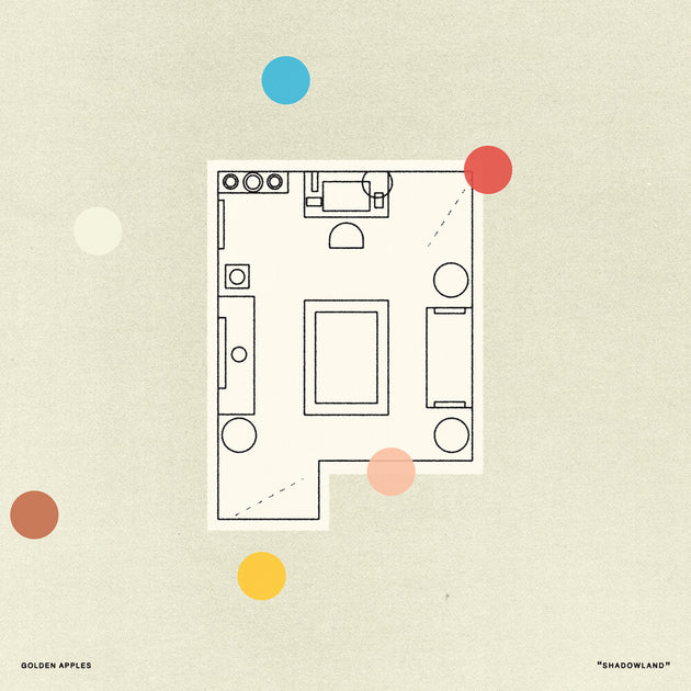 the album cover for Golden Apples - Shadowland [Indie Exclusive Limited Edition Yellow LP]