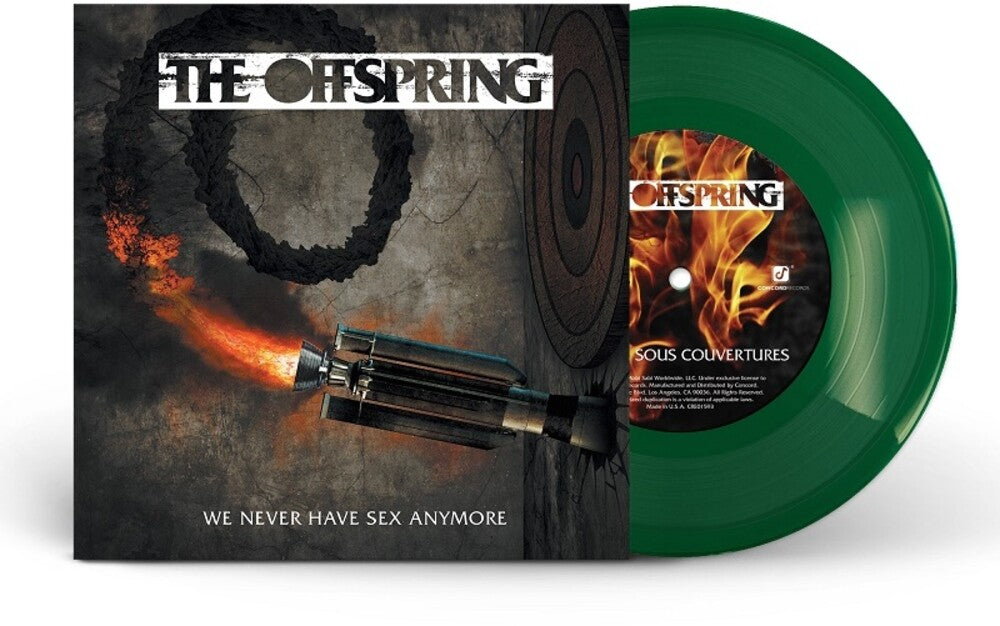 the album cover for The Offspring - We Never Have Sex Anymore [Translucent Green 7in Single]