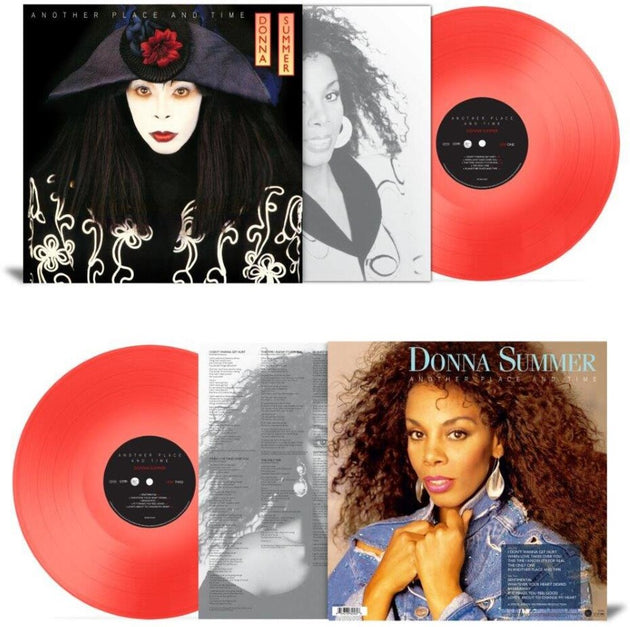 the album cover for Donna Summer - Another Place & Time [Colored Vinyl] [180 Gram] (Red) (Uk)