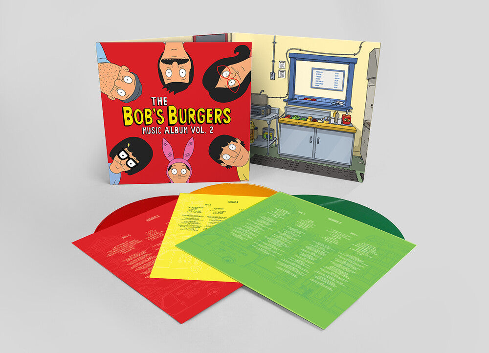 the album cover for Bob's Burgers [TV Series] - The Bob's Burgers Music Album Vol.2 [3LP]