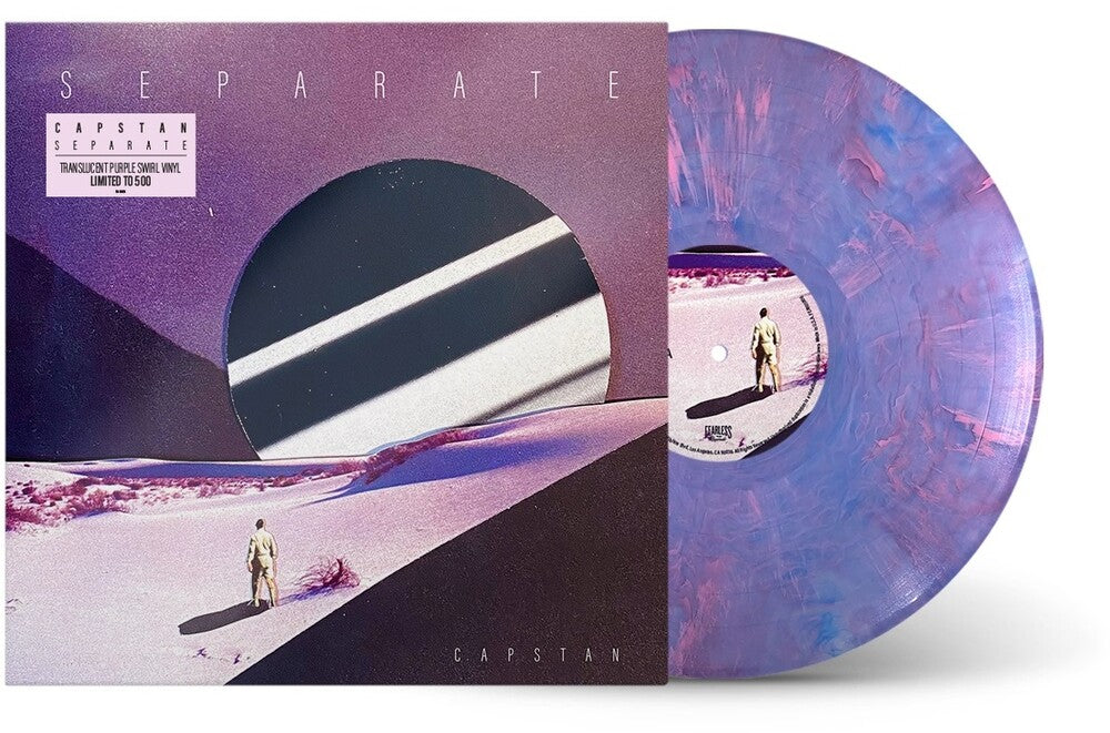 the album cover for Capstan - SEPARATE [Indie Exclusive Limited Edition Translucent Purple Swirl LP]
