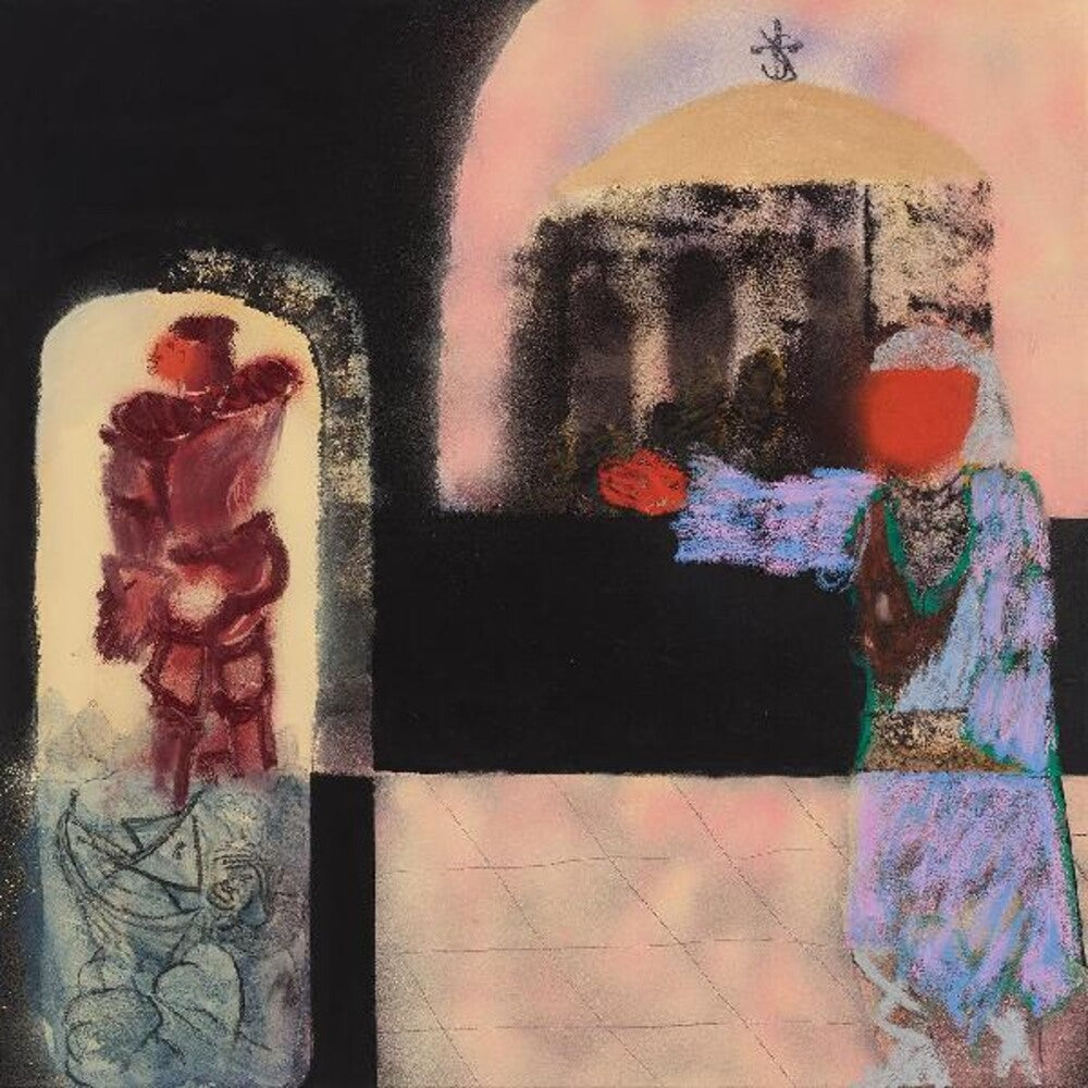 the album cover for Hand Habits - Fun House [Indie Exclusive Limited Edition Black + Light Blue LP]