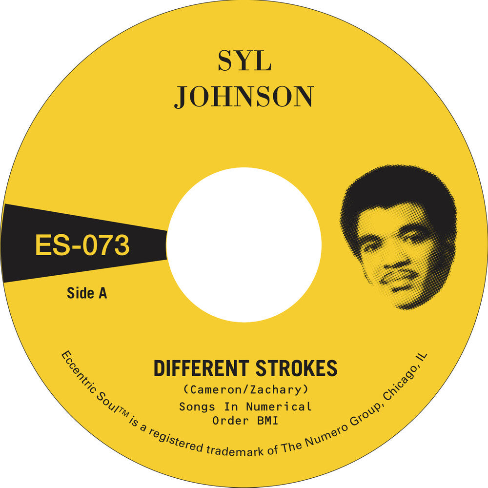 the album cover for Sly Johnson - Different Strokes / Is It Because I'm Black [Indie Exclusive]