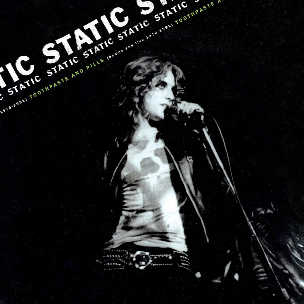 the album cover for Static - Toothpaste And Pills: Demos And Live 1978-1980