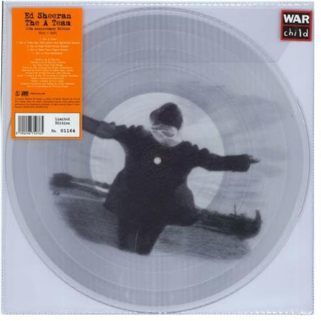 the album cover for Ed Sheeran - A-Team [Clear Vinyl] [Limited Edition] (Can)