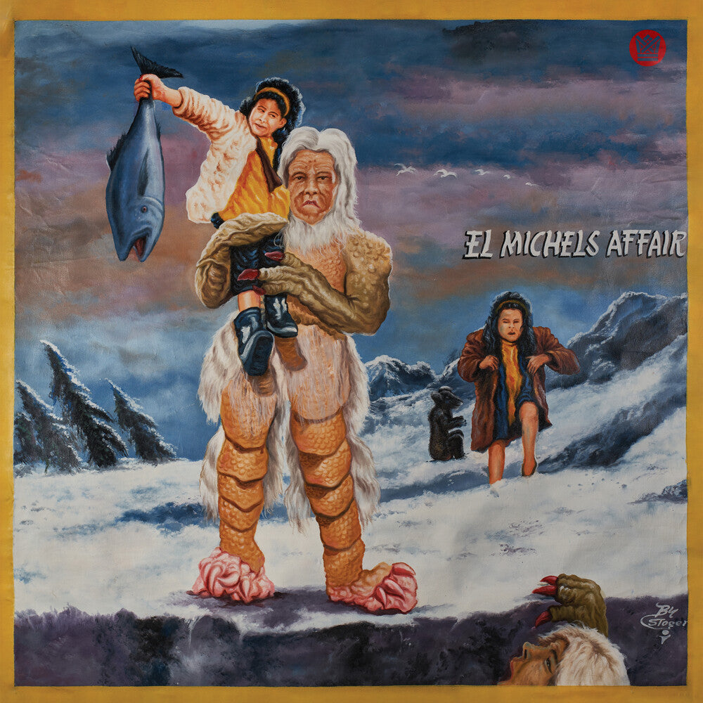 the album cover for El Michels Affair - The Abominable EP [Indie Exclusive Yeti Baby Blue Vinyl]