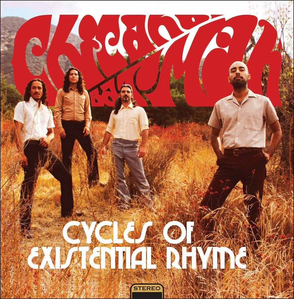 the album cover for Chicano Batman - Cycles Of Existential Rhyme [Limited Edition Marbled Magma LP]