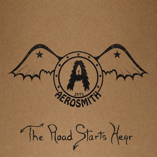 the album cover for Aerosmith - 1971: The Road Starts Hear [LP]