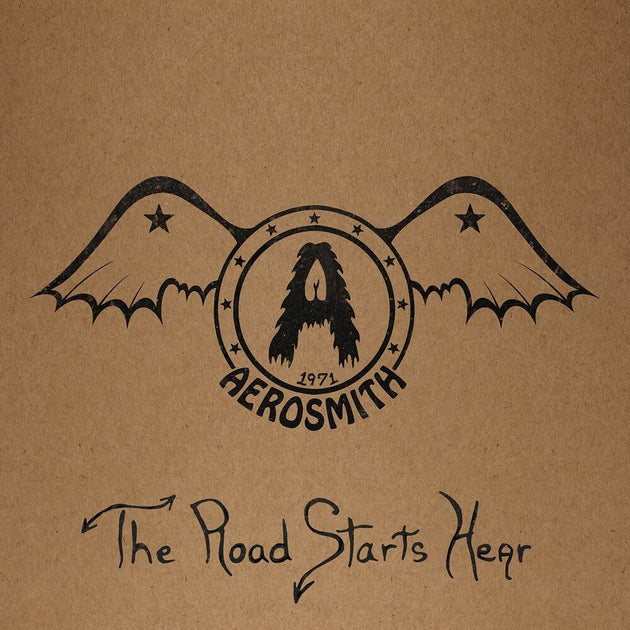 the album cover for Aerosmith - 1971: The Road Starts Hear [LP]
