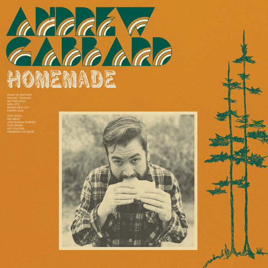 the album cover for Andrew Gabbard - Homemade [Indie Exclusive Limited Edition Camo Green LP]
