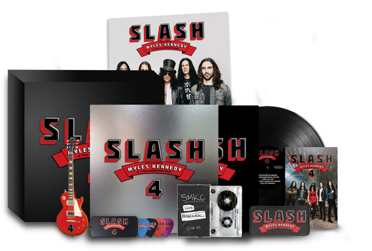 the album cover for Slash - 4 (feat. Myles Kennedy and The Conspirators) [Deluxe LP Box Set]