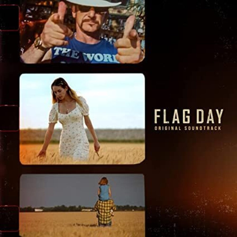 the album cover for Eddie Vedder  / Hansard,Glen / Cat Power - Flag Day / O.S.T.