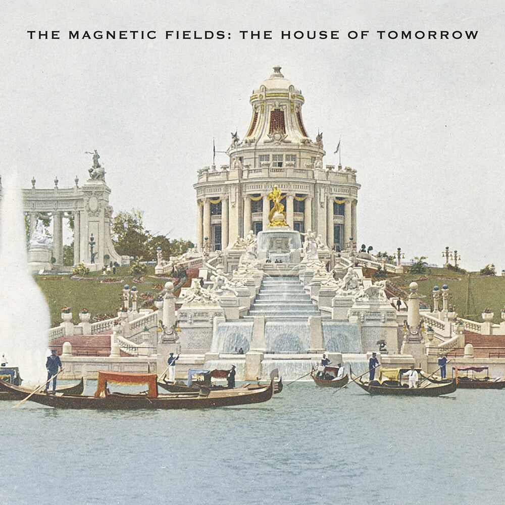 the album cover for The Magnetic Fields - The House Of Tomorrow EP [Indie Exclusive Limited Edition Opaque Green Vinyl]