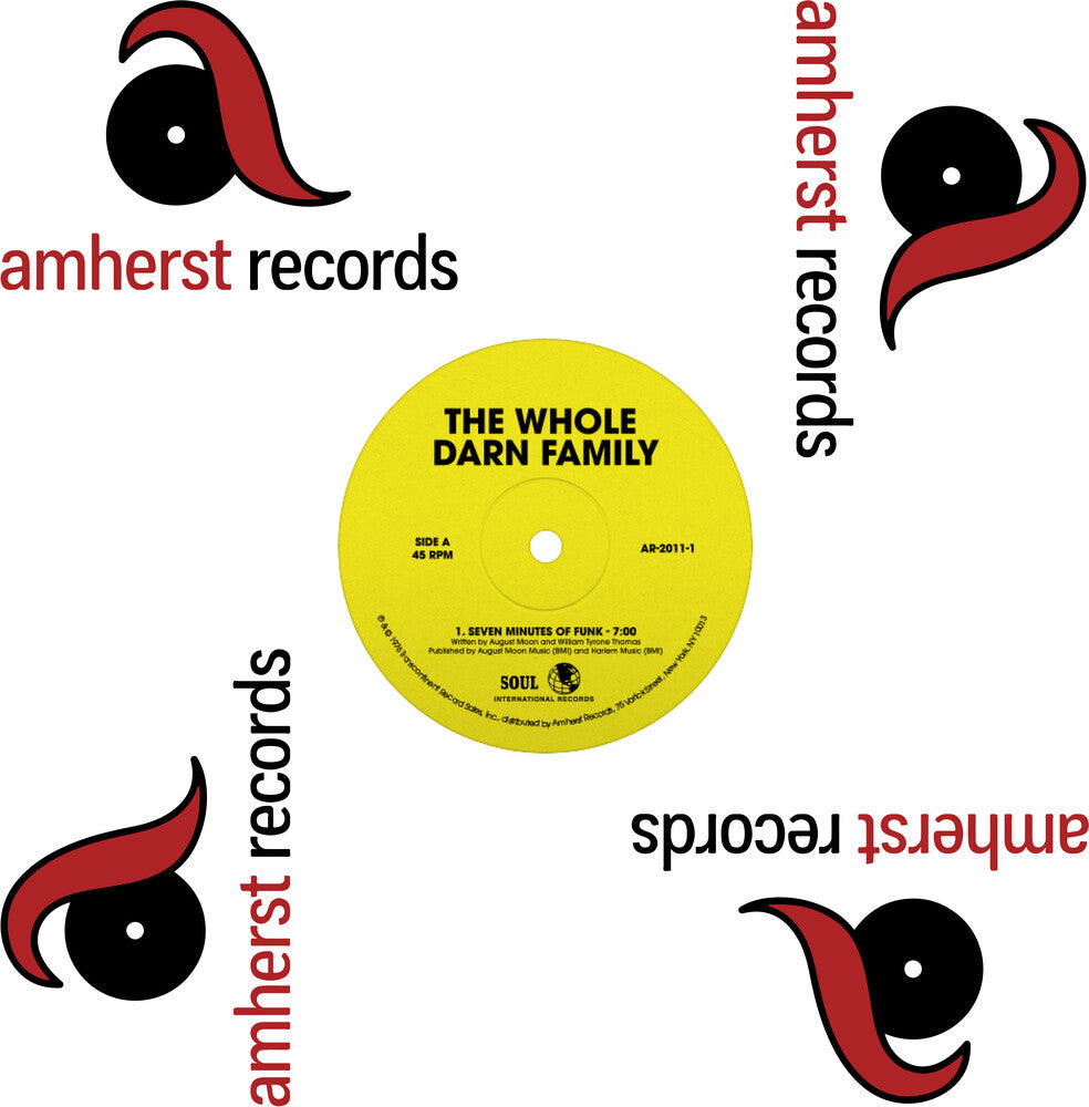the album cover for Whole Darn Family - Seven Minutes Of Funk/Ain't Nothing But (Rsd) [RSD 2022]