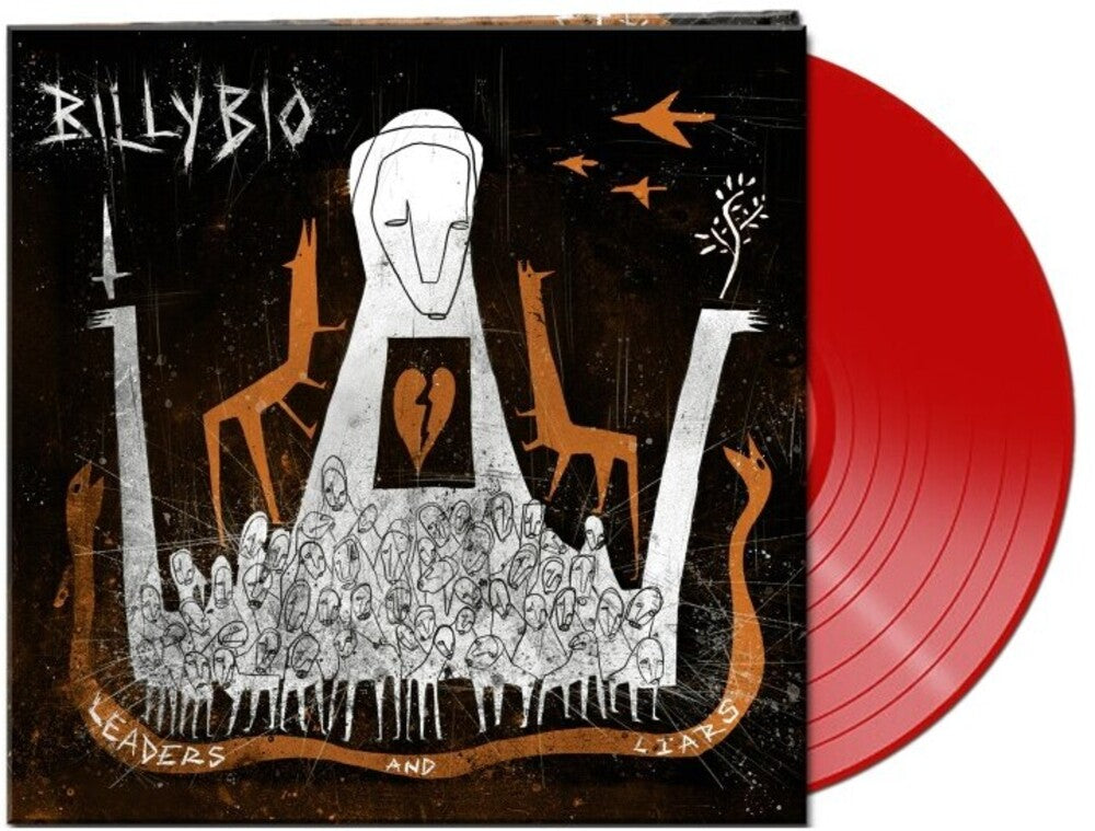 the album cover for Billybio - Leaders And Liars [Indie Exclusive Limited Edition Clear Red LP]