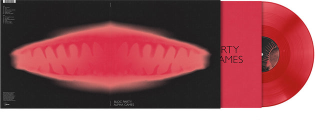the album cover for Bloc Party - Alpha Games [Indie Exclusive Limited Edition Red LP]