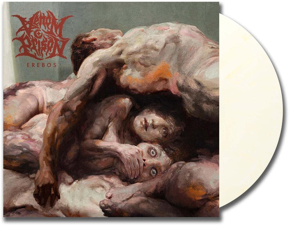 the album cover for Venom Prison - Erebos [Indie Exclusive Limited Edition Ivory LP]