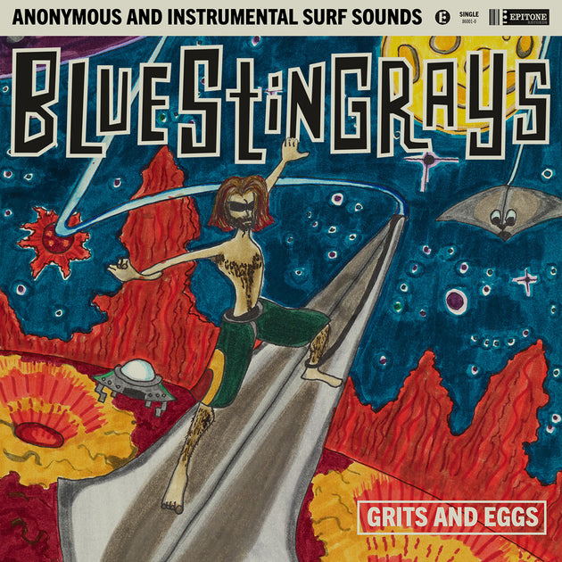 the album cover for Blue Stingrays - Grits & Eggs / Dawn Patrol [RSD 2022]