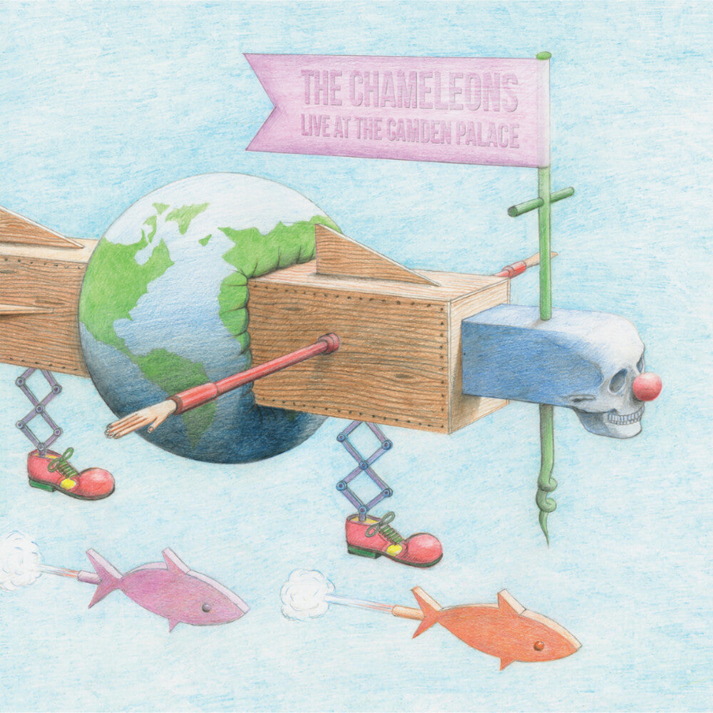 the album cover for Chameleons - Chameleons Live At The Camden Palace (Blue) [Colored Vinyl]