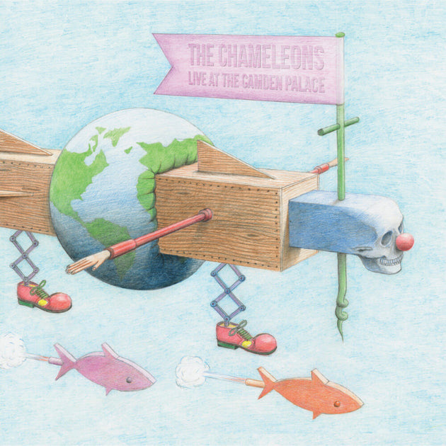 the album cover for Chameleons - Chameleons Live At The Camden Palace (Blue) [Colored Vinyl]