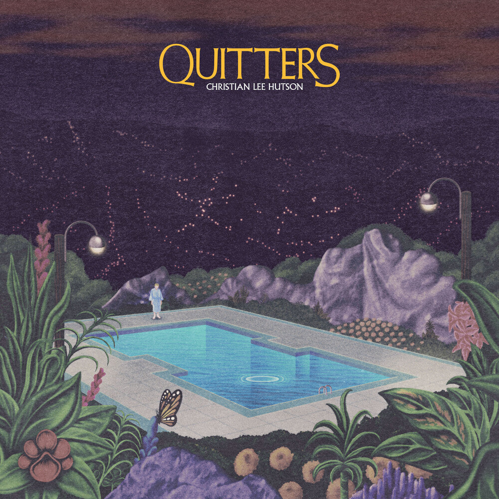 the album cover for Christian Lee Hutson - Quitters [Indie Exclusive Limited Edition Translucent Purple 2LP]