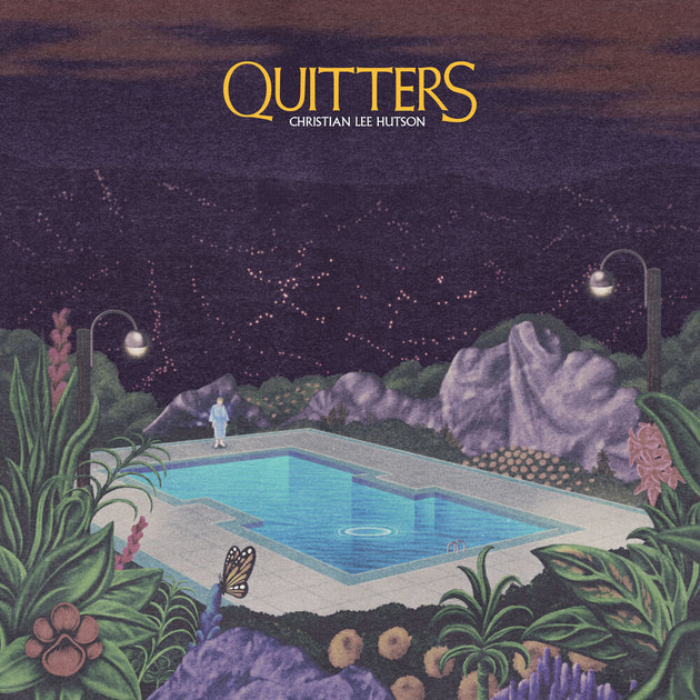 the album cover for Christian Lee Hutson - Quitters [Indie Exclusive Limited Edition Translucent Purple 2LP]